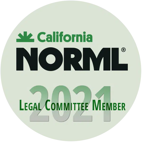 Cal NORML 2021 Legal Committee Badge